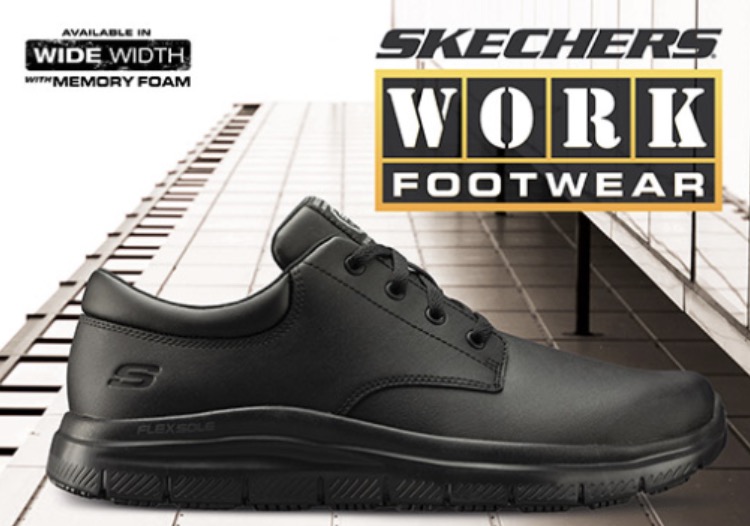 skechers slip proof shoes